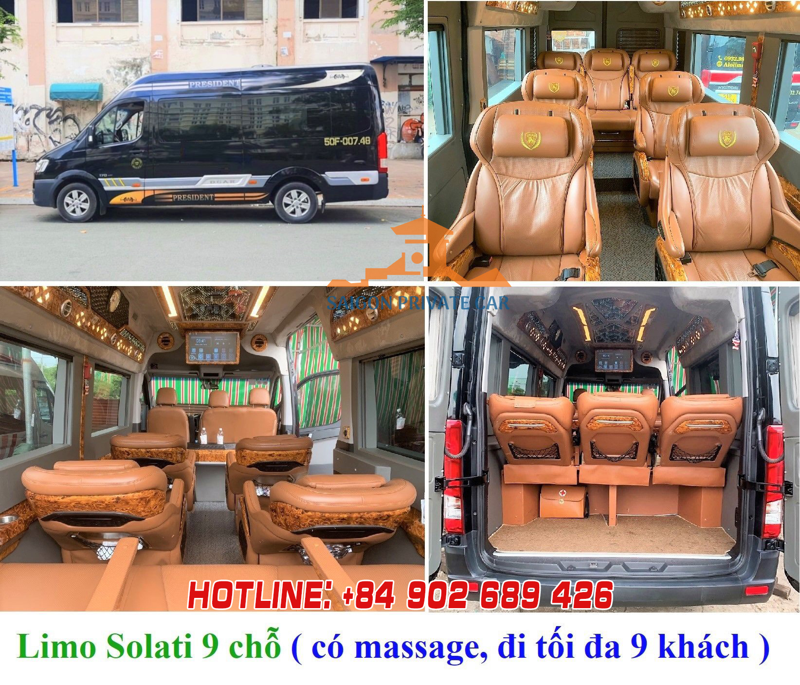 DCar Solati Limousine 9 Seats Ho Chi Minh City Car Rental