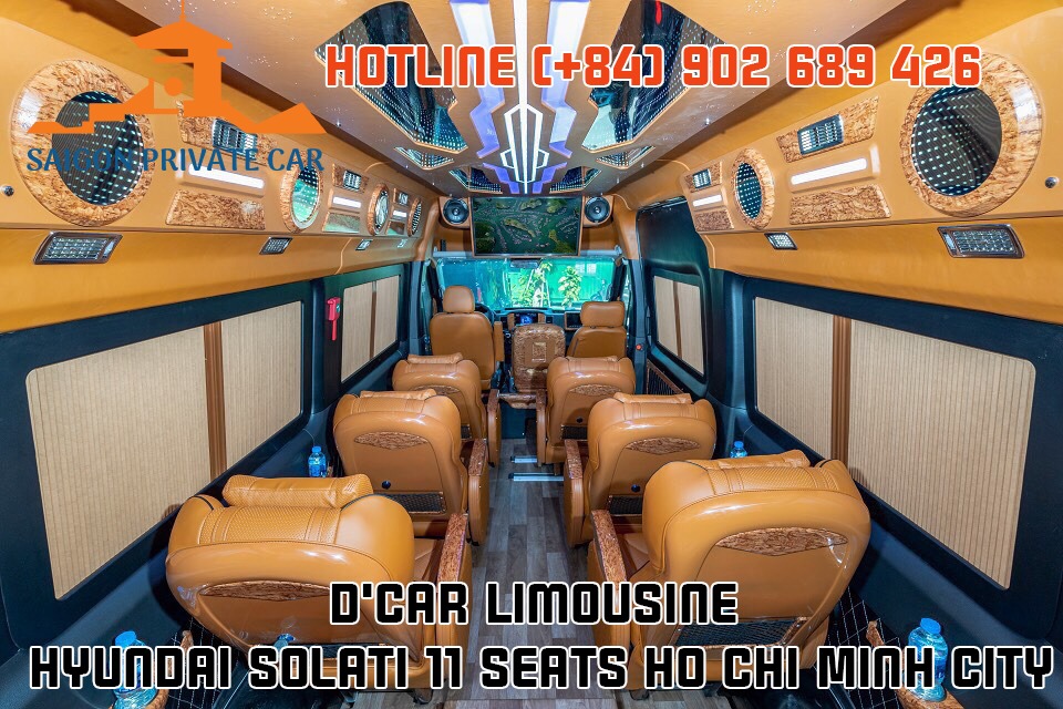 Interior D'Car Limousine Car Rental