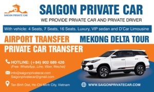 SAIGON PRIVATE CAR - PRIVATE DRIVER