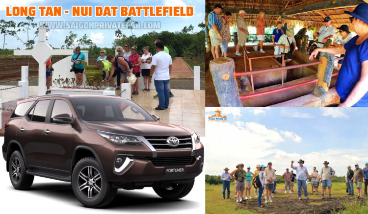 Private car rental Saigon to Long Tan - Nui Dat battlefield 1 day tour