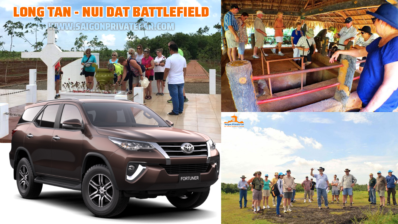 Private car rental Saigon to Long Tan - Nui Dat battlefield 1 day tour